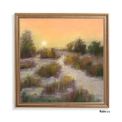 Winter Solitude Soft Pastel Giclée Art Print