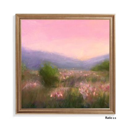 Meadow Dreaming Soft Pastel Giclée Art Print