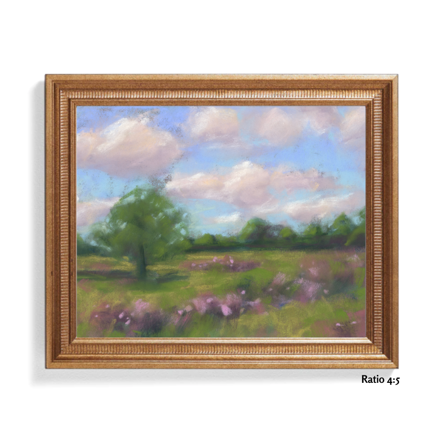 Spring's Quiet Strength Pastel Giclée Art Print