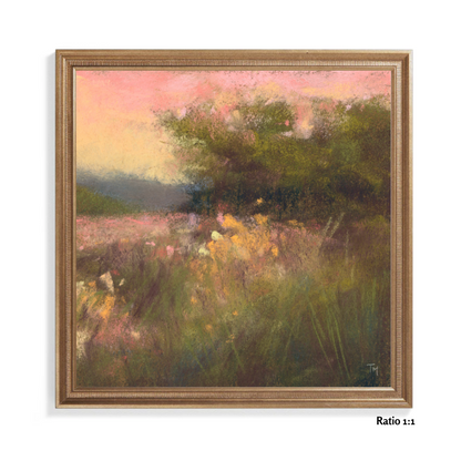 A Meadow's Whisper Soft Pastel Giclée Art Print