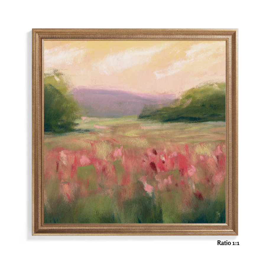 Spring Meadow Soft Pastel Giclée Art Print