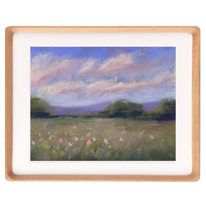 Wildflower Poetry Soft Pastel Giclée Art Print