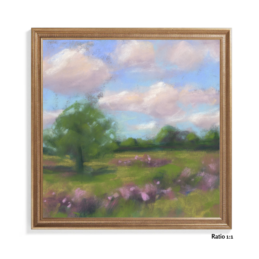 Spring's Quiet Strength Pastel Giclée Art Print