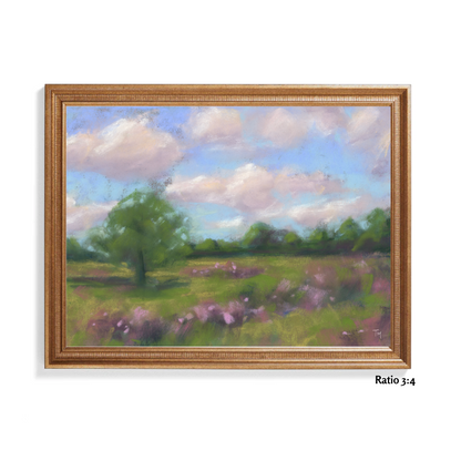 Spring's Quiet Strength Pastel Giclée Art Print