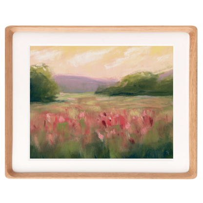 Spring Meadow Soft Pastel Giclée Art Print