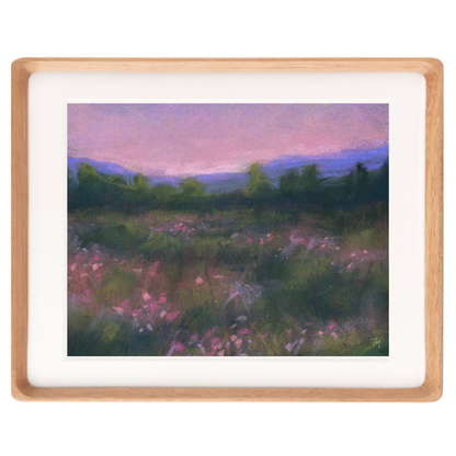 A Whispering Spring Glow Pastel Giclée Art Print