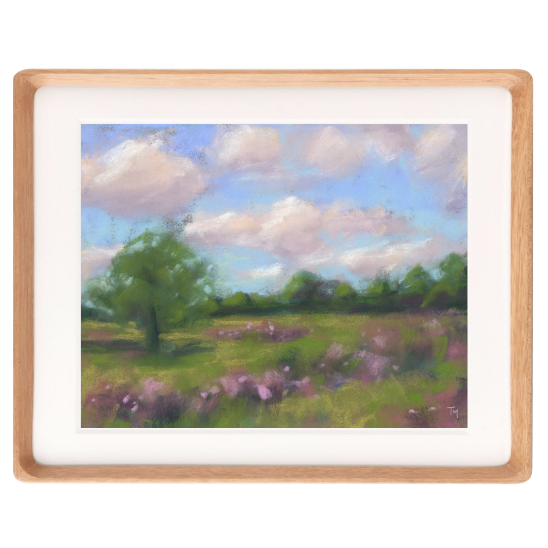 Spring's Quiet Strength Pastel Giclée Art Print