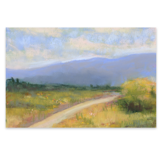 Meadow Path Soft Pastel Giclée Art Print