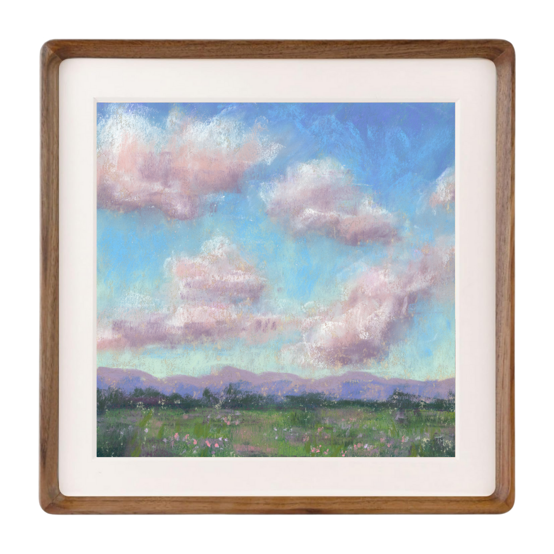 Whimsical Dream Vertical Soft Pastel Giclée Art Print