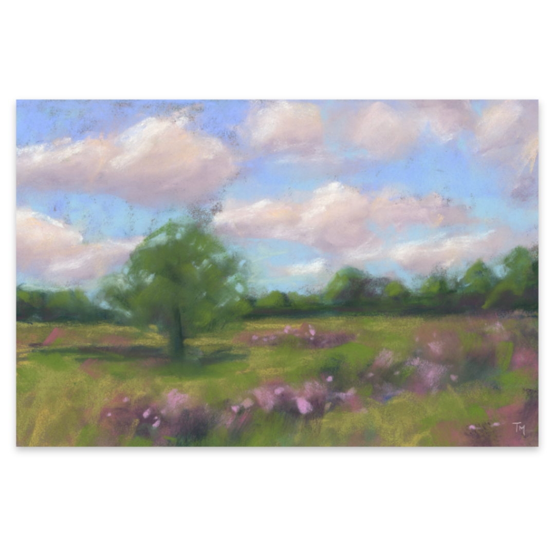 Spring's Quiet Strength Pastel Giclée Art Print