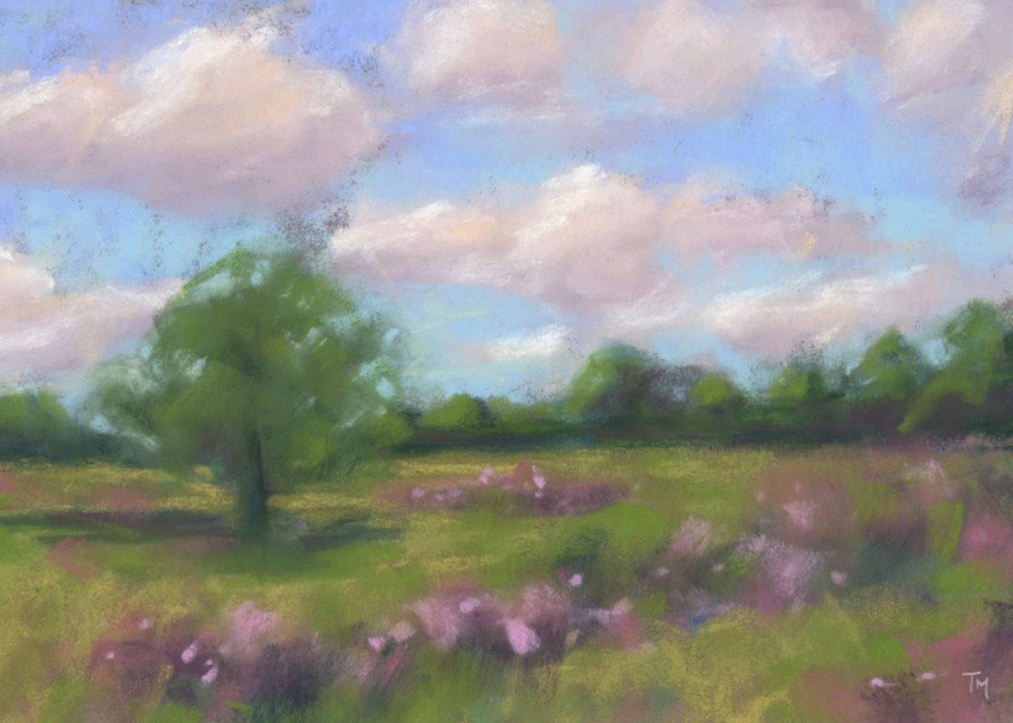 Spring's Quiet Strength Pastel Giclée Art Print