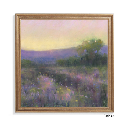 Twilight Meadow Pastel Giclée Art Print