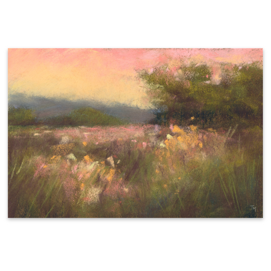 A Meadow's Whisper Soft Pastel Giclée Art Print