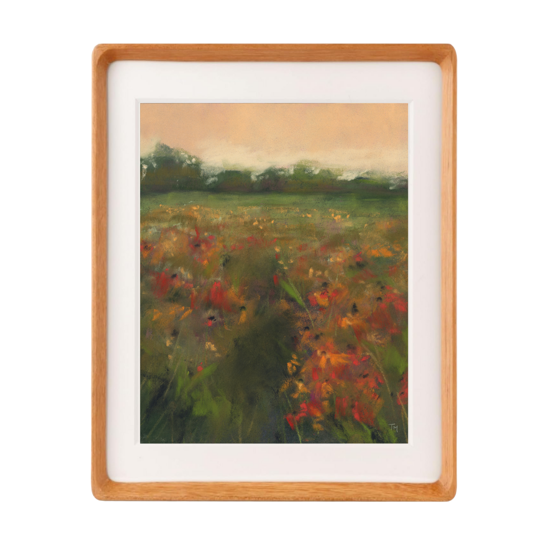 Wildflower Dance Soft Pastel Giclée Art Print