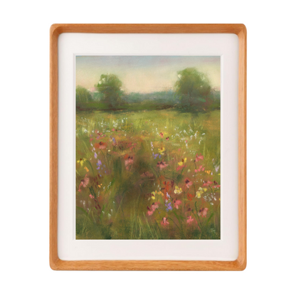 Wildflower Harmony Soft Pastel Giclée Art Print