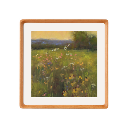 Golden Meadow Soft Pastel Giclée Art Print