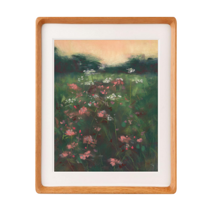 Twilight Blooms Soft Pastel Giclée Art Print