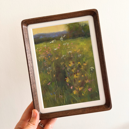 Golden Meadow 5x7 Original Soft Pastel Painting