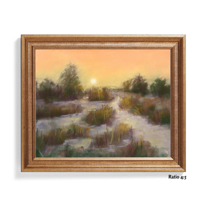 Winter Solitude Soft Pastel Giclée Art Print