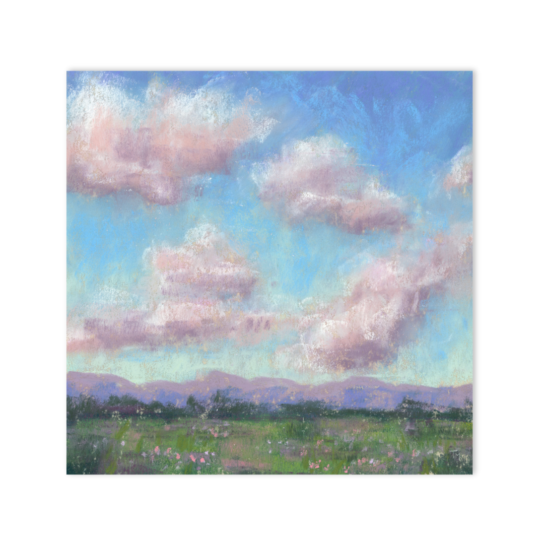 Whimsical Dream 6x6 Original Soft Pastel Painting