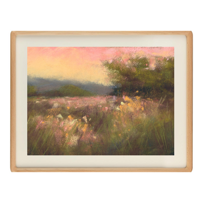 A Meadow's Whisper Soft Pastel Giclée Art Print