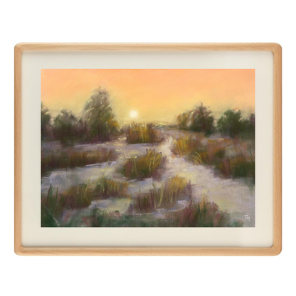 Winter Solitude Soft Pastel Giclée Art Print