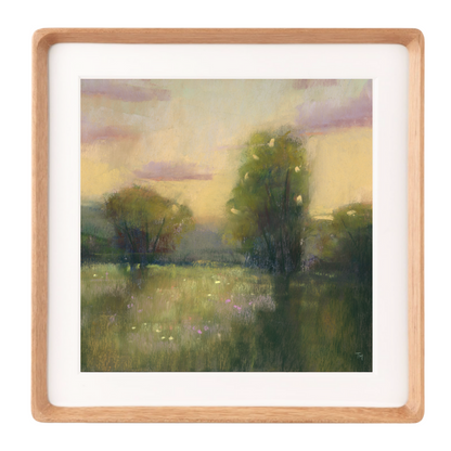 Meadow Glow Soft Pastel Giclée Art Print